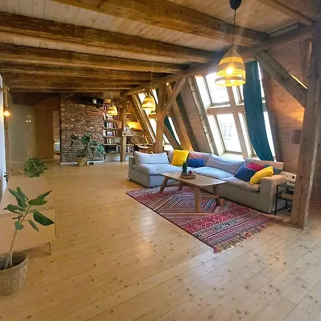 The Barn - Spacious Loft In The Center With Terrace And Ac Apartment Kattowitz